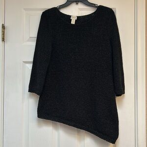 Chico"s Women's Asymmetrical Open Knit Sweater-Size Xs/4